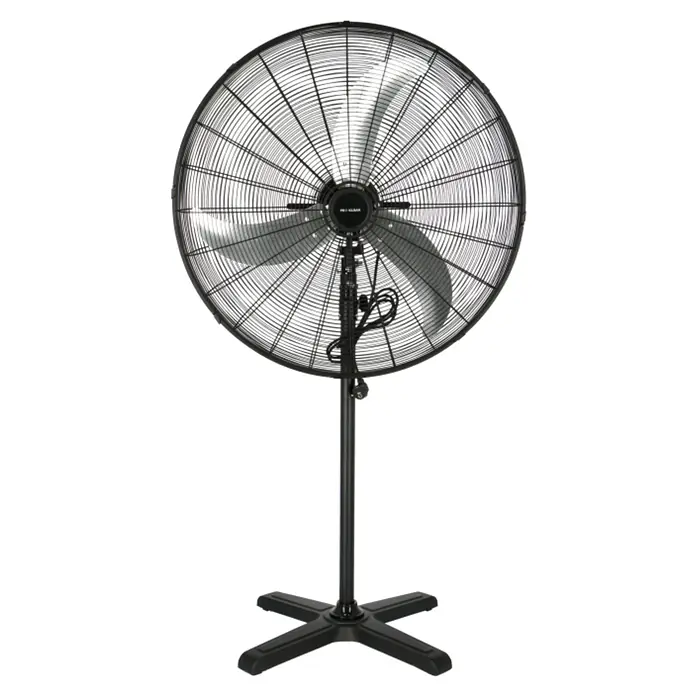 Proklima Stajaći ventilator Vintage - Crne boje, 75 cm, 125 W, 18.876 m³/h