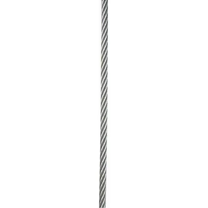 Seilflechter Cable metálico Niro - 5 mm, Trenzado 7 x 19, Acero inoxidable - Primer plano