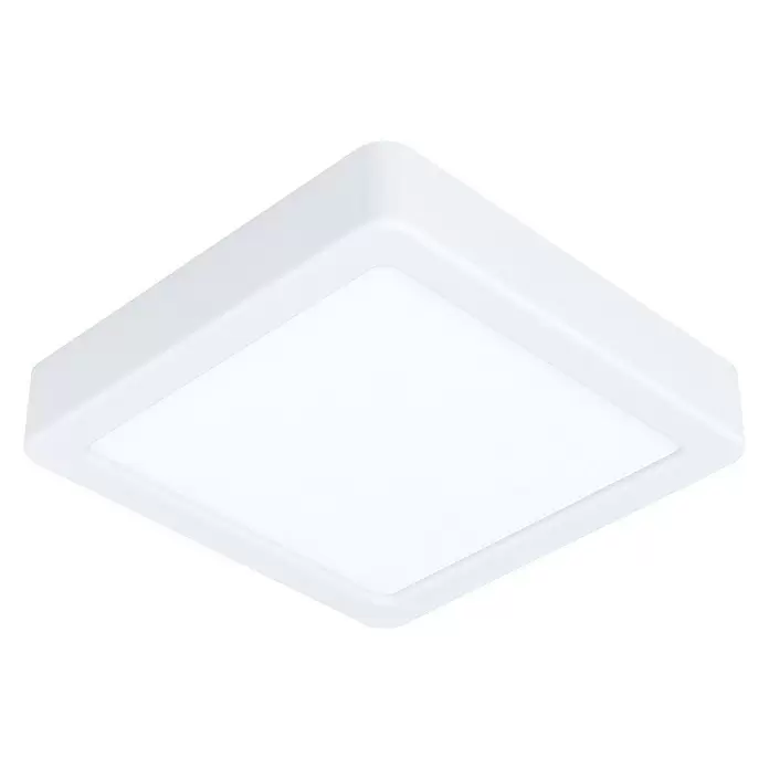 Eglo Fueva 5 Plafón LED - 10,5 W, L x An x Al: 2,8 x 16 x 16 cm, Blanco neutro - Vista angular