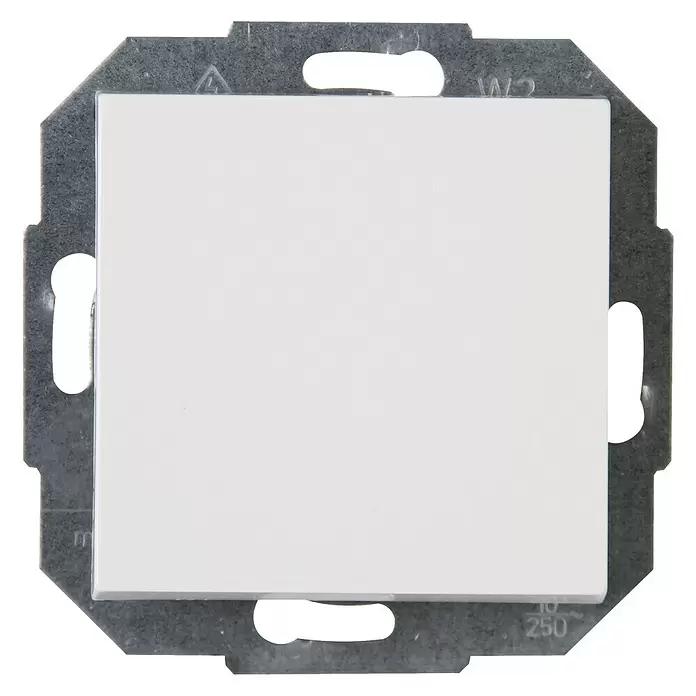 Voltomat Verona Wisselschakelaar 4-pack - Wit, Inbouw, Kunststof, 4 st. - Vooraanzicht