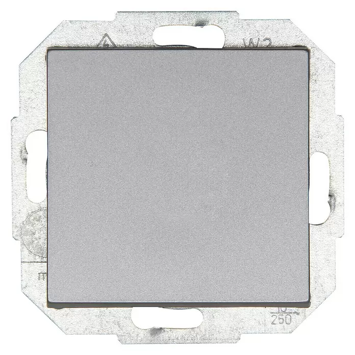 Voltomat Verona Wisselschakelaar 4-pack - Staal, Inbouw, Kunststof, 4 st. - Vooraanzicht