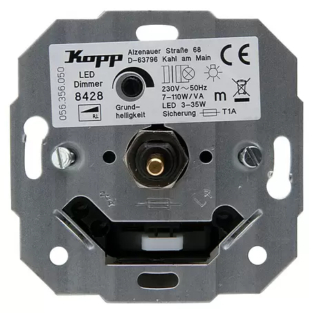 Kopp Technik-Center Led-dimmer Basiselement RL LED 3-35W