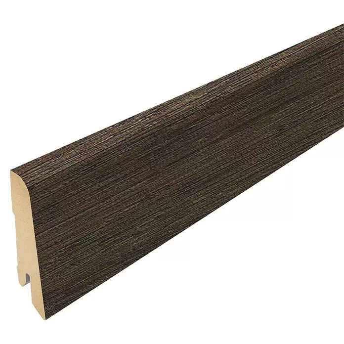 Egger Sockelleiste Barino Eiche Dunkel - 2,4 m x 17 mm x 60 mm, Gerade - Detailaufnahme
