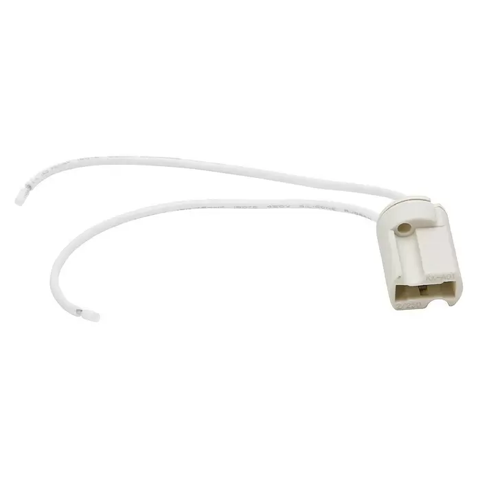Kopp DYOL Hoogvolt halogeenfitting - Wit, G9 - Top-down weergave