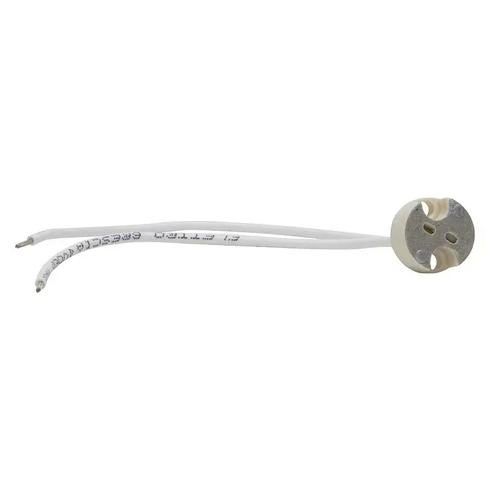 Kopp DYOL Laagvolt halogeenfitting - Wit, G4 - Top-down weergave