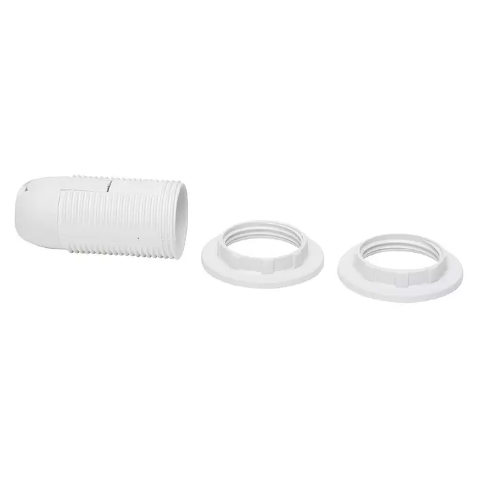 Kopp DYOL Lampfitting - Wit, Kunststof, E14, IP20 - Top-down weergave