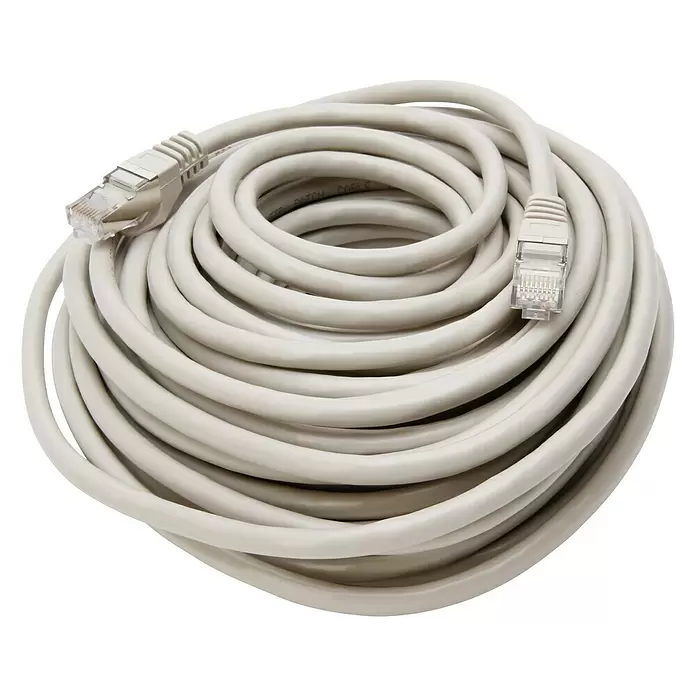 Kopp Netwerkkabel UTP CAT7 RJ45 15m - Lengte: 15 m, Grijs, Tot 10 Gbit/s - Diagonaal zicht