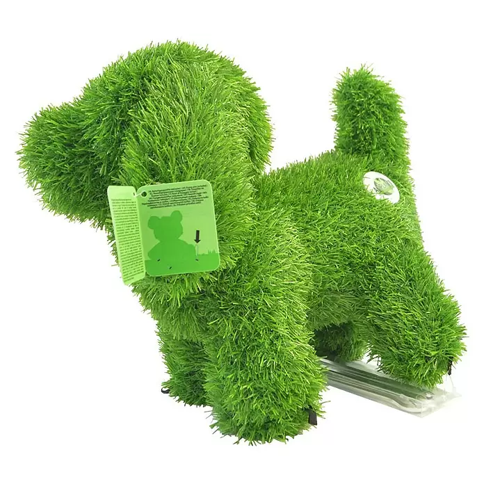 AniPlants Dekofigur - Hund, L x B x H: 33 x 52 x 45 cm, Kunststoff - Linke Seitenansicht