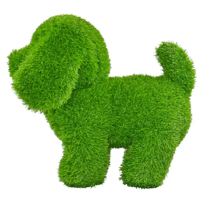 AniPlants Dekofigur - Hund, L x B x H: 36 x 20 x 33 cm, Kunststoff - Linke Seitenansicht