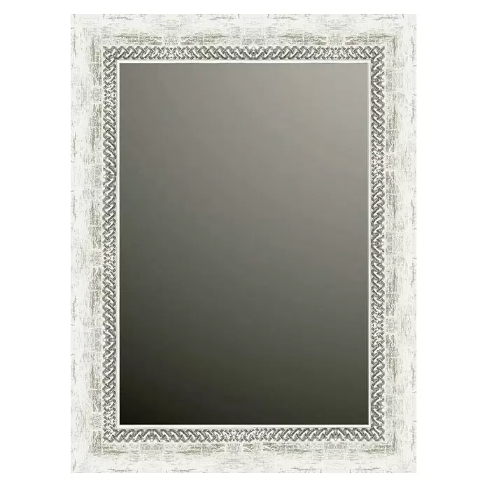 Espejo de pared Alhambra - 64 x 84 cm, Blanco - Vista frontal
