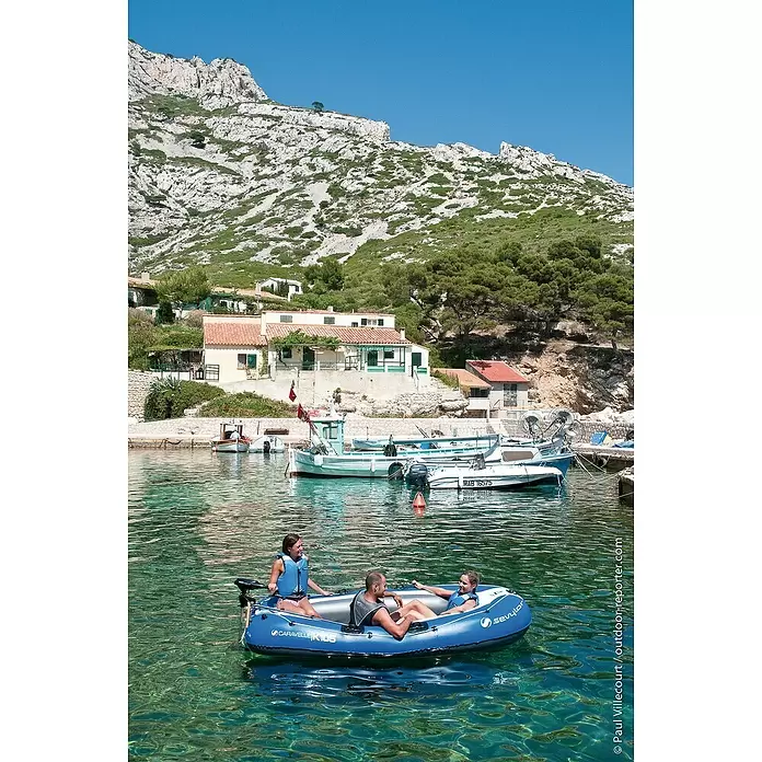 Sevylor Schlauchboot - B x L: 146 x 294 cm, Geeignet für: 3 Personen, Nutzlast: 310 kg - Anwendungsbeispiel