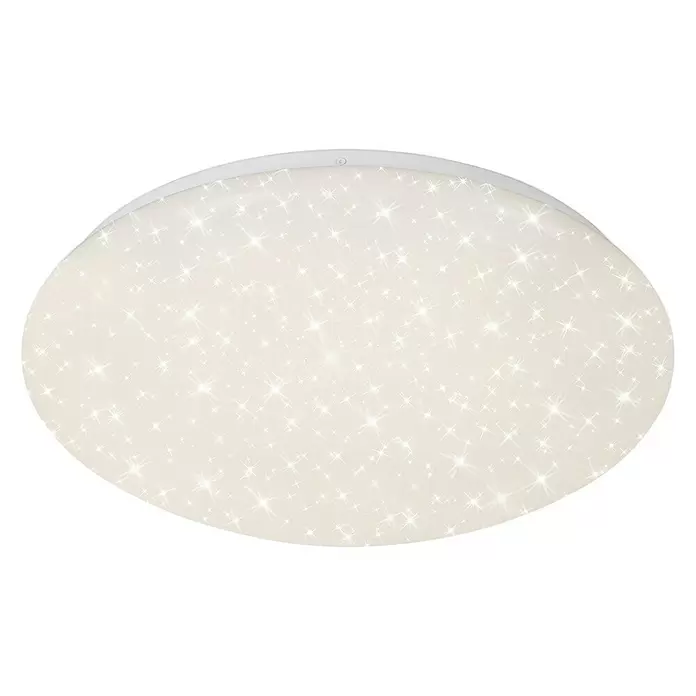 Briloner LED mennyezeti lámpa kerek csillagos égbolt - 22 W, Fehér, Meleg fehér - Alulnézet
