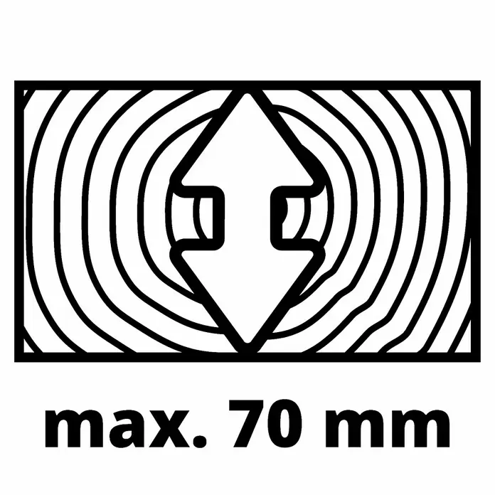 Einhell Sierra ingletadora TC-SM 2531/2 U - 1.900 W, Diámetro hoja de sierra: 254 mm, Número de revoluciones de marcha en vacío: 1.900 r.p.m. - Dibujo técnico