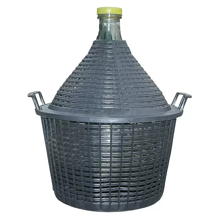 Demižon - Pripadajući plastični poklopac, 5 l - Pogled sprijeda