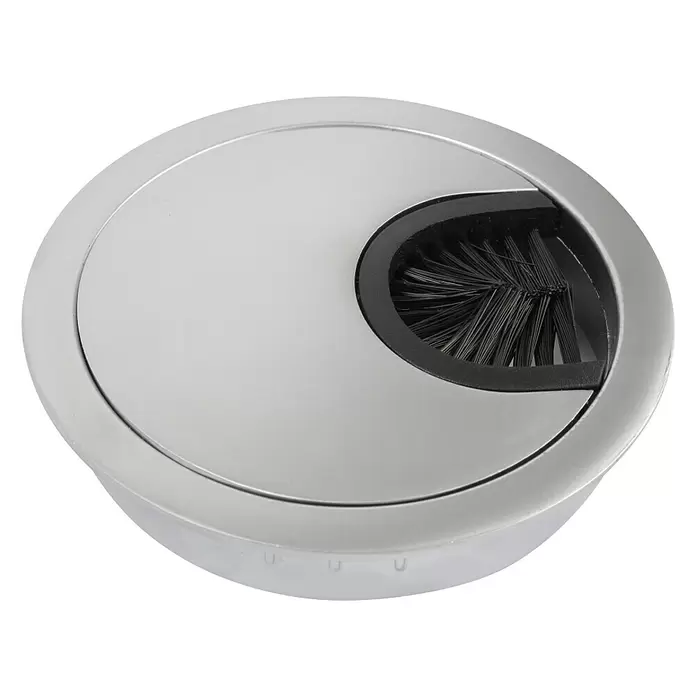 Schneider Electric Pasacables aluminio - Plateado, Ancho: 60 mm - Vista angular