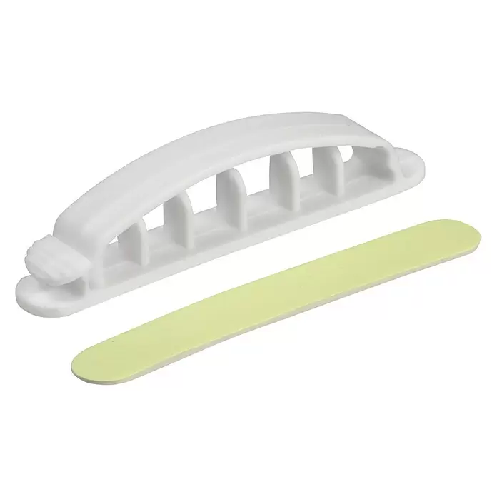 Schneider Electric Pasacables - Blanco - Vista angular