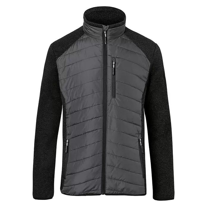Kübler Weather Hybridjacke - Konfektionsgröße: XL, Anthrazit/Schwarz - Vorderansicht
