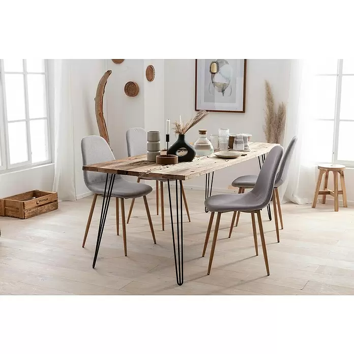 Wagner System Möbelfuß Hairpinlegs - Länge: 710 mm, Schwarz, Stahl - Stimmungsaufnahme