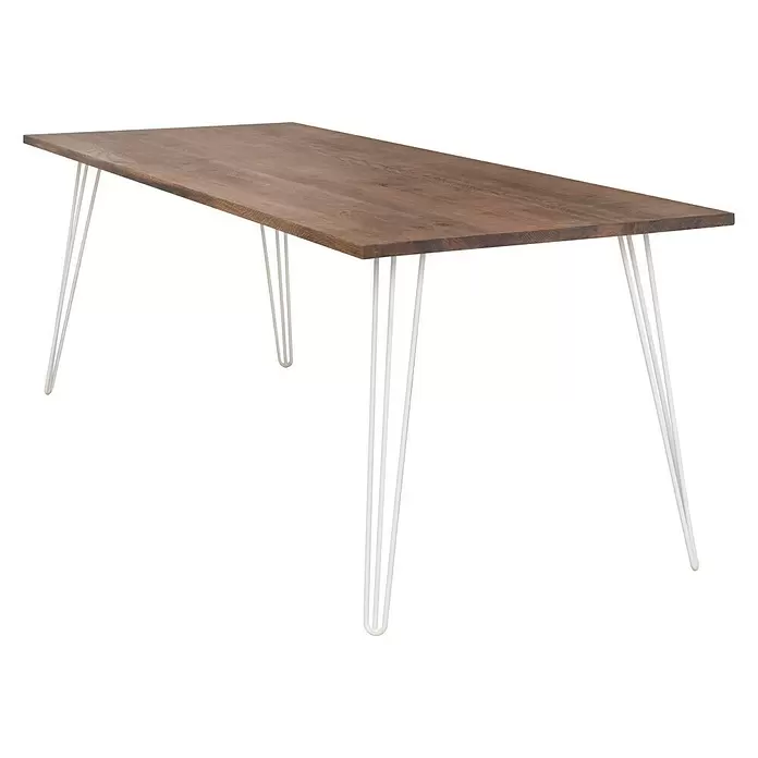 Wagner System Möbelfuß Hairpinlegs - Länge: 710 mm, Licht Grau, Stahl - Diagonale Ansicht