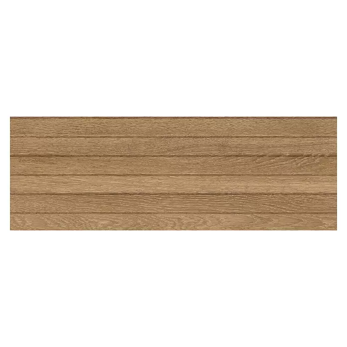 BHS Showroom Revestimiento de pared Lodge Concept - 24 x 69 mm, Marrón, Rectificado, Estilo madera - Vista frontal