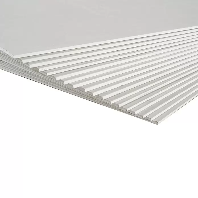 Placa de yeso laminado STD 13 - 2 x 1,2 m, Espesor: 12,5 mm - Primer plano