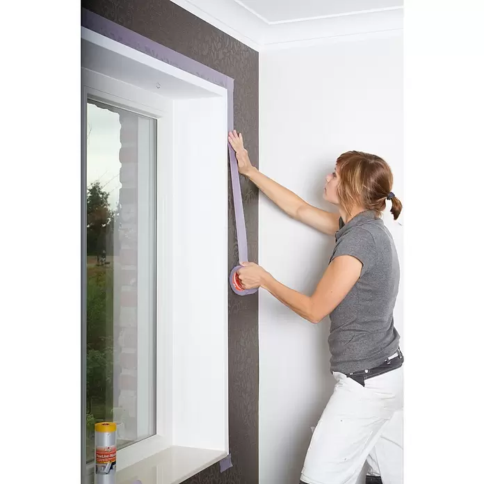 Kip Afplaktape Washi-TEC - b x l: 48 mm x 50 m, Paars - Toepassingsvoorbeeld