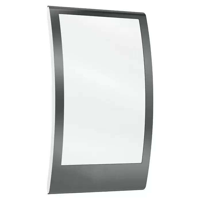 Steinel Außenwandleuchte L 22 ANT - 60 W, 8,1 x 16,2 x 28 cm, Anthrazit, IP44 - Vorderansicht