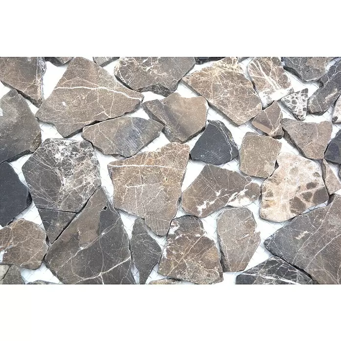 Mosaikfliese CIOT 30/476 - 30,5 x 30,5 cm, Braun, Matt - Detailaufnahme