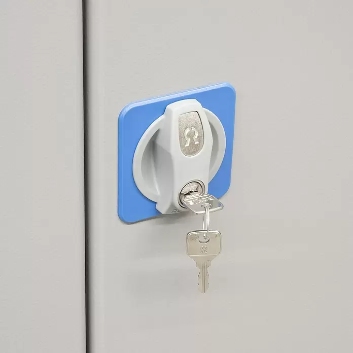Güde Werkzeugschrank Typ B - 38 x 79 x 193 cm, Blau/Grau - Detailaufnahme