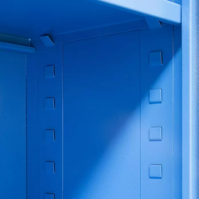 Güde Werkzeugschrank Typ B - 38 x 79 x 193 cm, Blau/Grau - Detailaufnahme