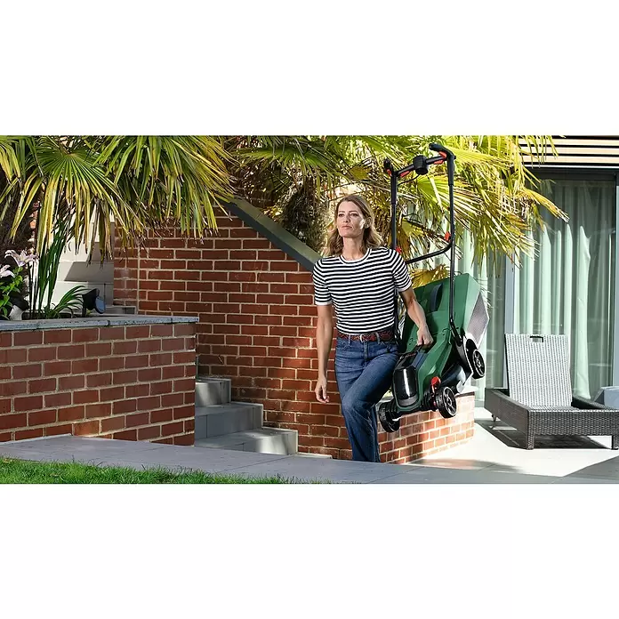 Bosch 18 V Power for All Akumulatorska kosilica - 18 V, Bez akumulatora, 4 Ah, Širina reza: 32 cm - Živopisni prikaz