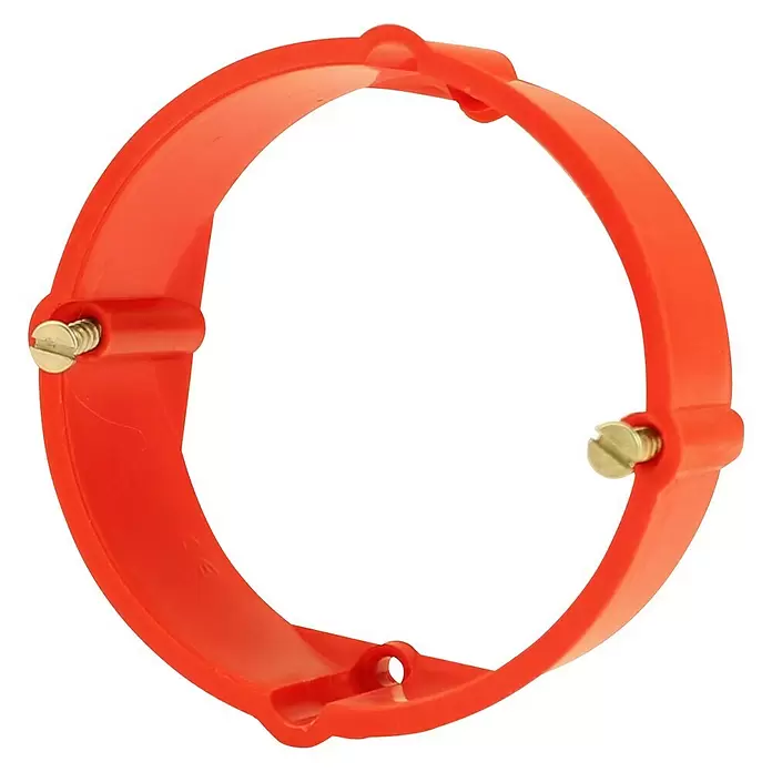 Putzausgleichsring - Ø x H: 60 x 24 mm, Kunststoff, Rot, 3 Stk. - Diagonale Ansicht
