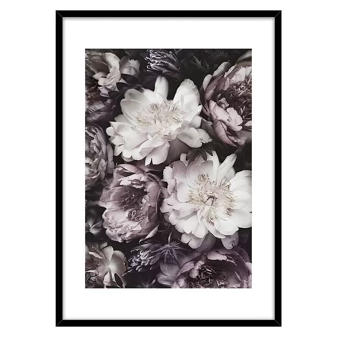 Bild - Violet Flowers, B x H: 50 x 70 cm - Vorderansicht