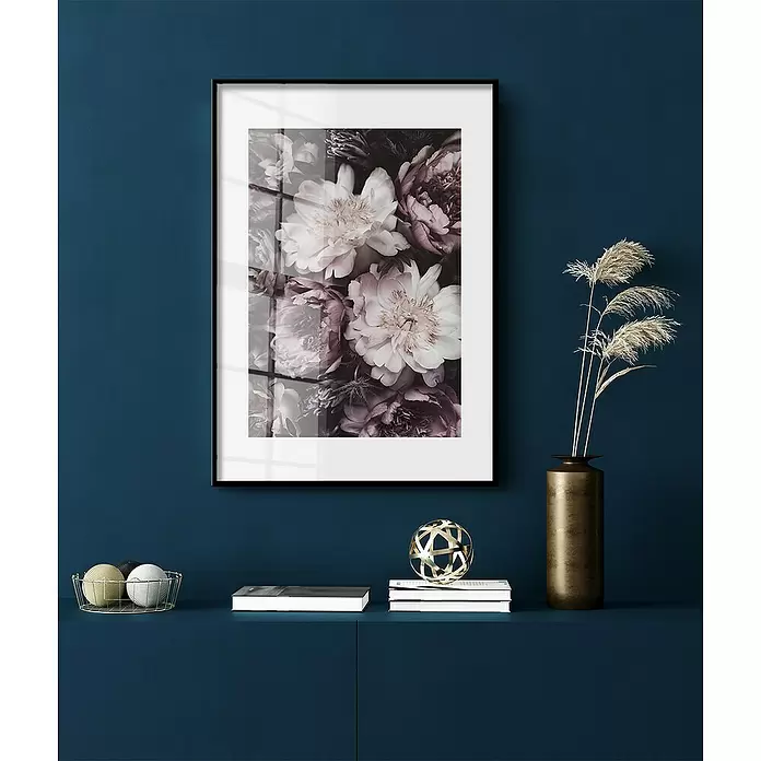 Bild - Violet Flowers, B x H: 50 x 70 cm - Stimmungsaufnahme