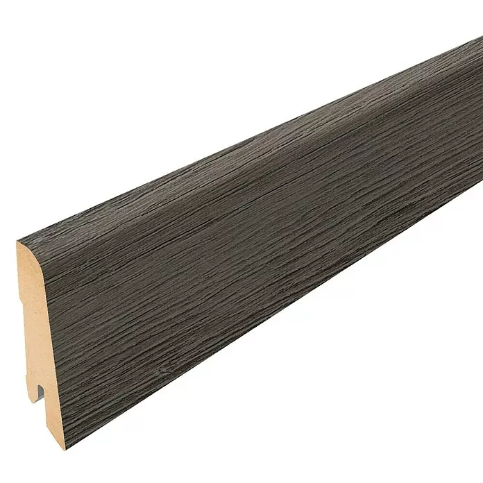 Egger Plint Palencia Grijs Eiken - 2,4 m x 17 mm x 60 mm, Recht - Close-up