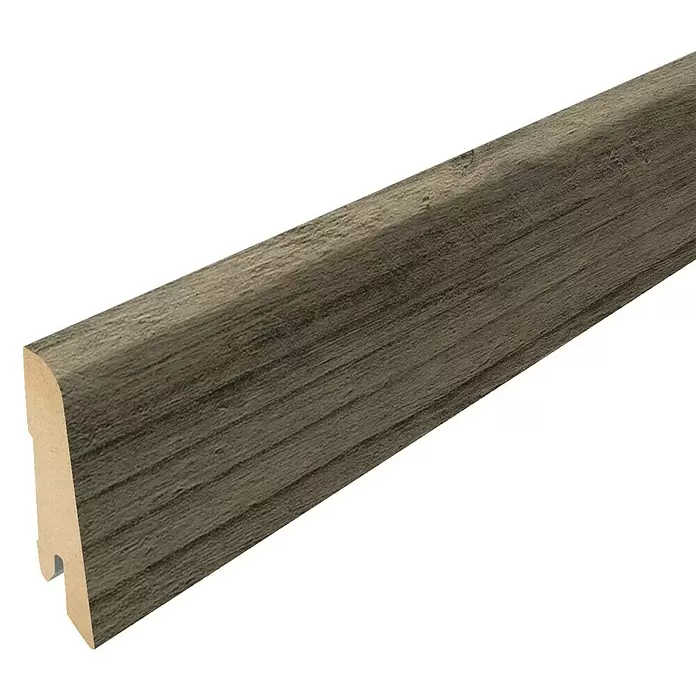 Egger Sockelleiste Carpio Pinie Dunkel - 2,4 m x 17 mm x 60 mm, Gerade - Detailaufnahme