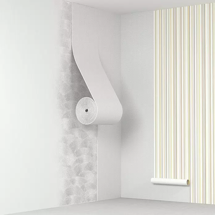 Dämmtapete EPS Unkaschiert - Inhalt ausreichend für ca.: 3,75 m², Höhe: 71 cm - Stimmungsaufnahme