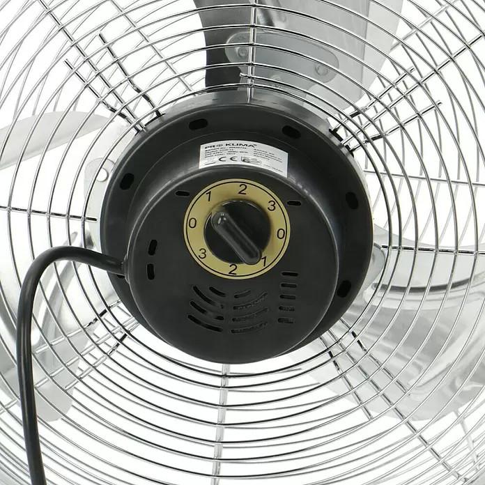 PR Klima Ventilador de suelo Speed - Plateado, 30 cm, 40 W, 2.692,8 m³/h - Primer plano