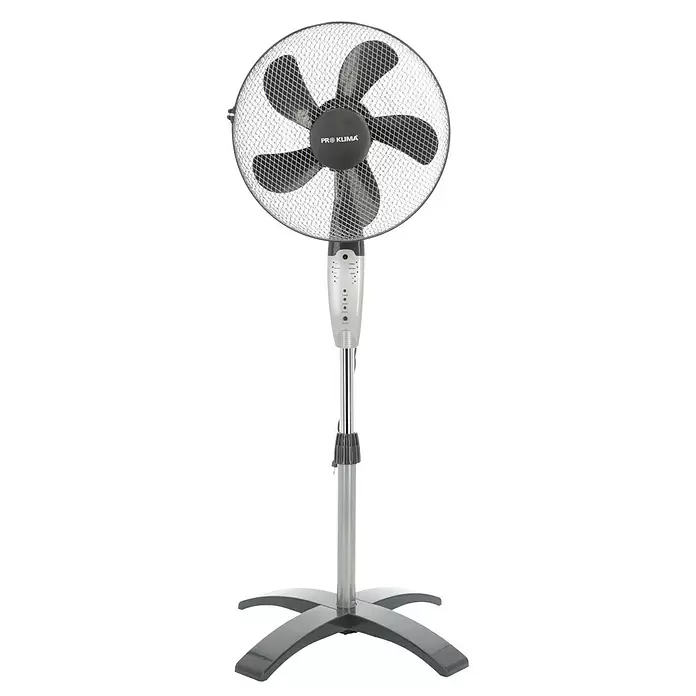 PR Klima Ventilador de pie Multi Blower - Blanco/gris, Altura: 135 cm, 55 W - Vista frontal