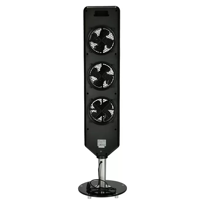 Proklima Turmventilator - Schwarz, Höhe: 112,4 cm, 90 W - Rückansicht