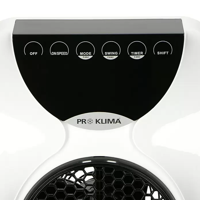 Proklima Turmventilator - Weiß, Höhe: 112,4 cm, 90 W - Detailaufnahme