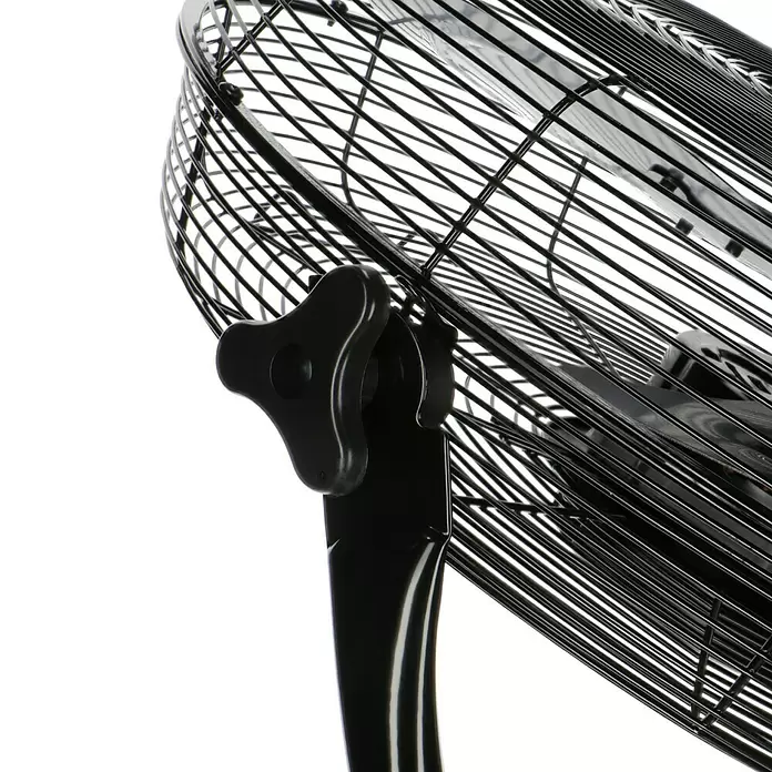 PR Klima Ventilador de pie Speed II - Negro, Diámetro: 45 cm, 100 W, 6.487 m³/h - Primer plano