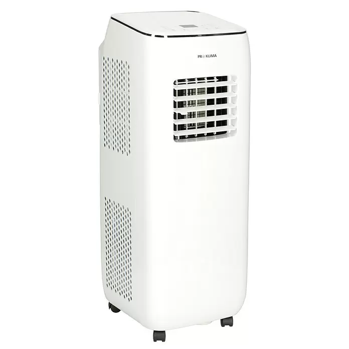 Proklima Mobiles Klimagerät Purity 9.000 WiFi - Max. Kühlleistung je Gerät in BTU/h: 9.000 BTU/h, Passend für: Räume bis 26 m² - Diagonale Ansicht