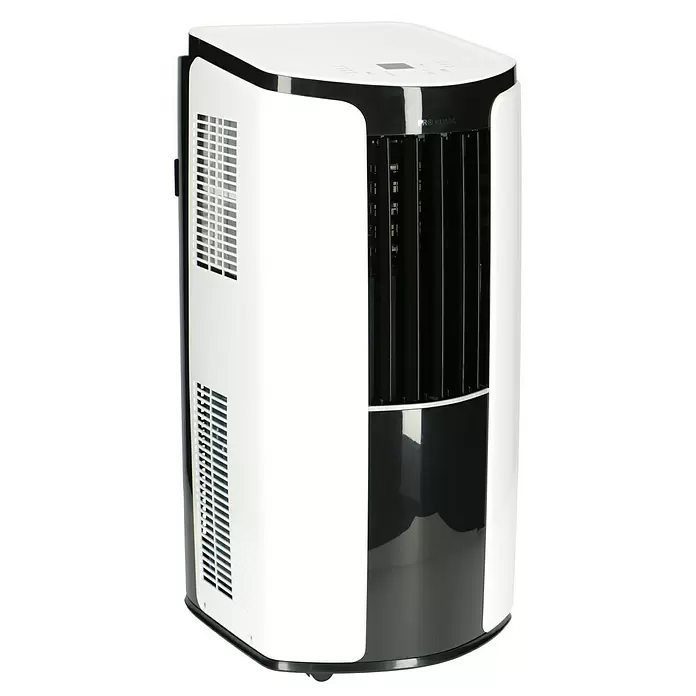 Proklima Mobiles Klimagerät Shiny Eco - 10.000 BTU/h, Raumgröße: 35 m², Fernbedienung, Entfeuchtungsleistung: 38 l/Tag - Diagonale Ansicht