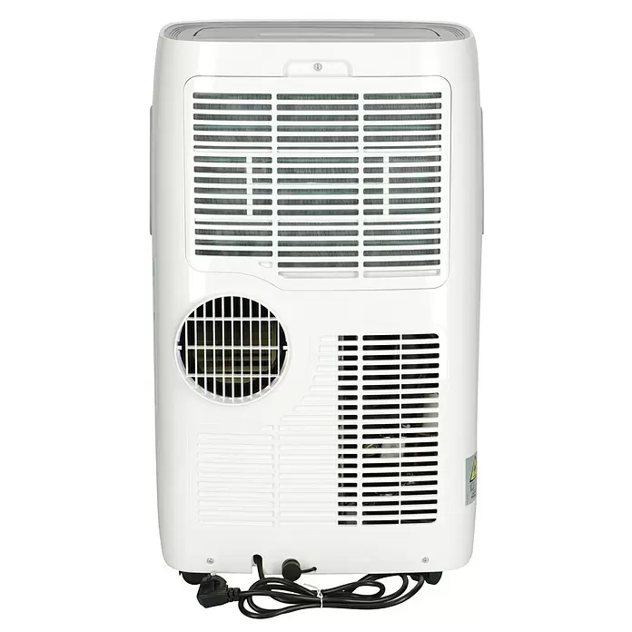 TCL Mobilni klima uređaj TAC-09CPA/KA - Snaga hlađenja: 9.000 BTU/h, Površina prostorije: 28 m², Kapacitet odvlaživanja: 28,8 l/dan, LED zaslon - Pogled straga