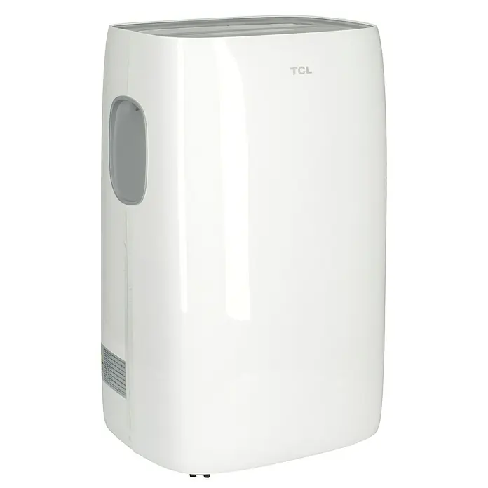 TCL Mobiles Klimagerät TAC-07CPA/HA - 7.000 BTU/h, LED-Display, Entfeuchtungsleistung: 16,8 l/Tag - Diagonale Ansicht
