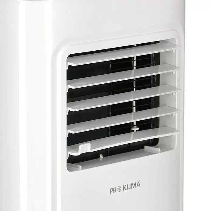 Proklima Mobiles Klimagerät - Max. Kühlleistung je Gerät in BTU/h: 7.000 BTU/h, Passend für: Räume bis 15 m² - Detailaufnahme
