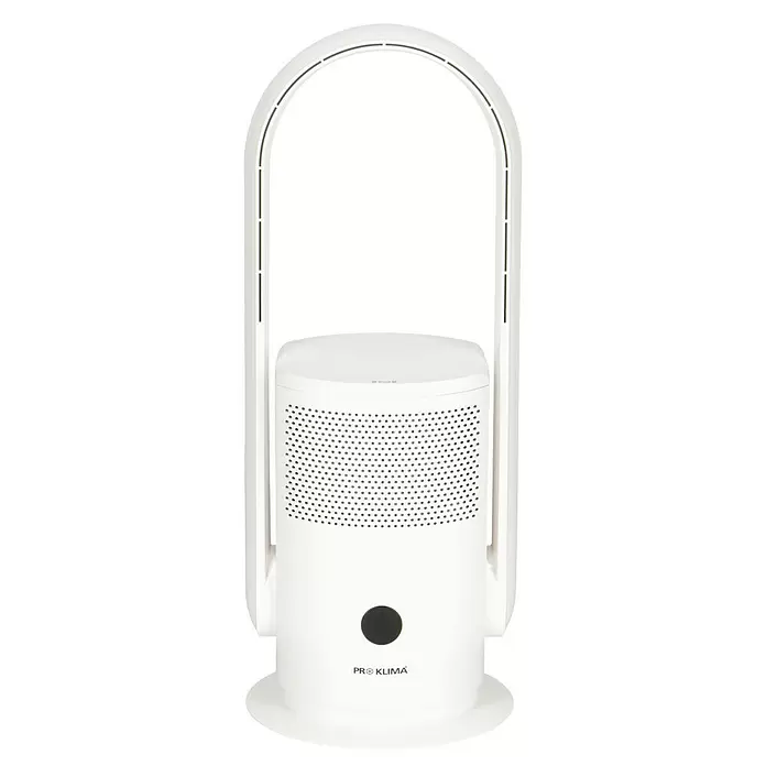 Proklima Mini-Turmventilator - Luftreinigung, Max. Luftleistung: 1.650 m³/h, Höhe: 59,2 cm, Weiß - Vorderansicht