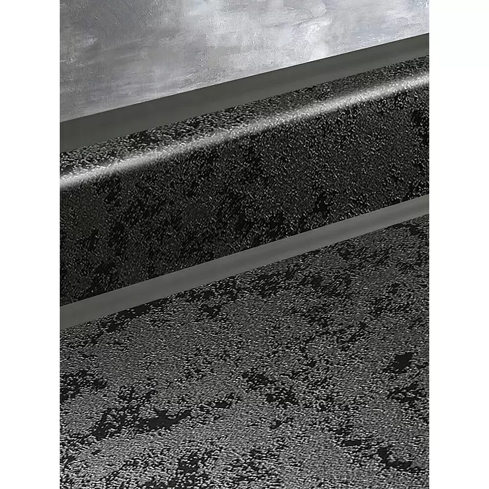 Resopal Wandabschlussprofil KS - Black, 63,5 cm - Detailaufnahme