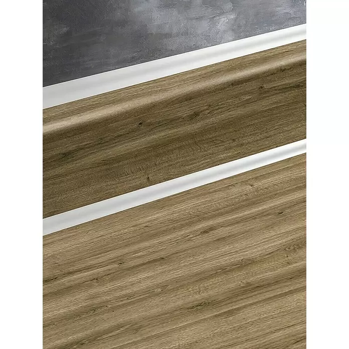 Resopal Wandabschlussprofil - Sunday Oak, 63,5 cm - Detailaufnahme
